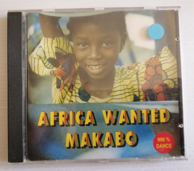 AFRICA WANTED MAKABO - 999% Dance CD EP 3 TRACKS France BLUE SILVER 55029-2