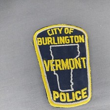 City of Burlington Police Vermont VT 4.5" Cheesecloth Patch