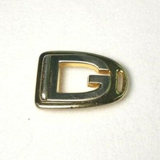 Vintage Gucci Gold Tone G Belt Buckle Made In Italy