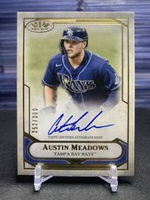 2021 Topps Tier One Austin Meadows Auto /300 – Rays