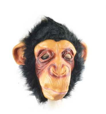 Schimpanse Maske Affe Gorilla Affe Tier Primas Kostüm Bruno Mars Faules Lied PU