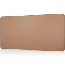 Desk Mat Dual-Sided Desk Pad Large Mouse Pad for Desk Natural Cork  PU Leath...