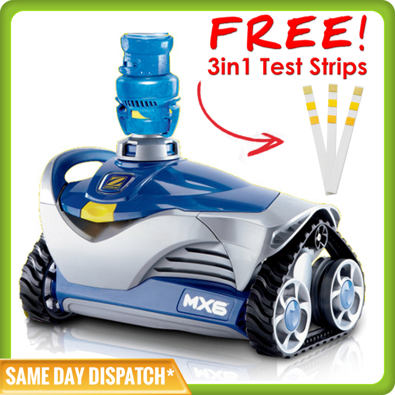 Zodiac MX6 or MX6 Active Suction Pool Cleaner 6 Options