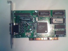 PCI Video Graphics Card Magictronic A-VGA6500-2M-2 Venus S3 Trio64V+ 2MB LPB