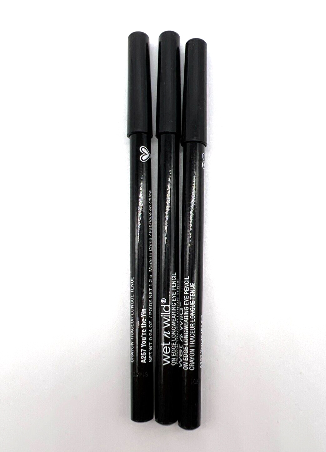 Lot of 3 Wet n Wild On Edge Longwearing Eye Pencil #A257 You're The Yin ...