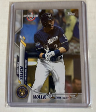 2020 Topps Opening Day Walk This Way Christian Yelich WW10