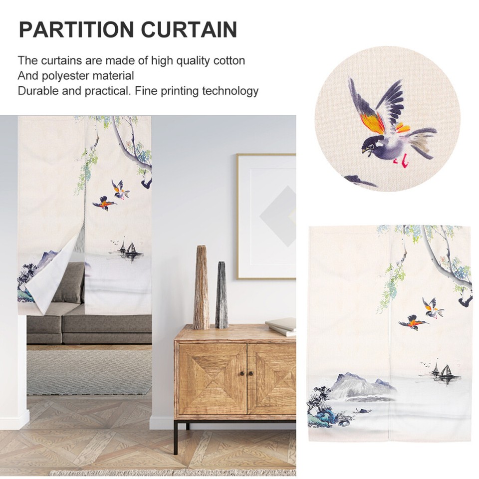 Office Decoration Door Curtain Chinese Style Divider Curtains eBay