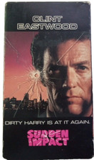 Sudden Impact, VHS, 1983, Clint Eastwood, Dirty Harry, Warner Bros, Action Movie