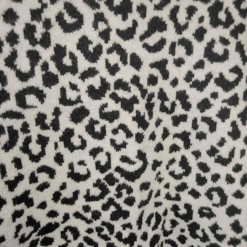 Cynthia Rowley Women's Soft Cheetah Print Oversized Sweater Cream Black Size 1X - Picture 3 of 6