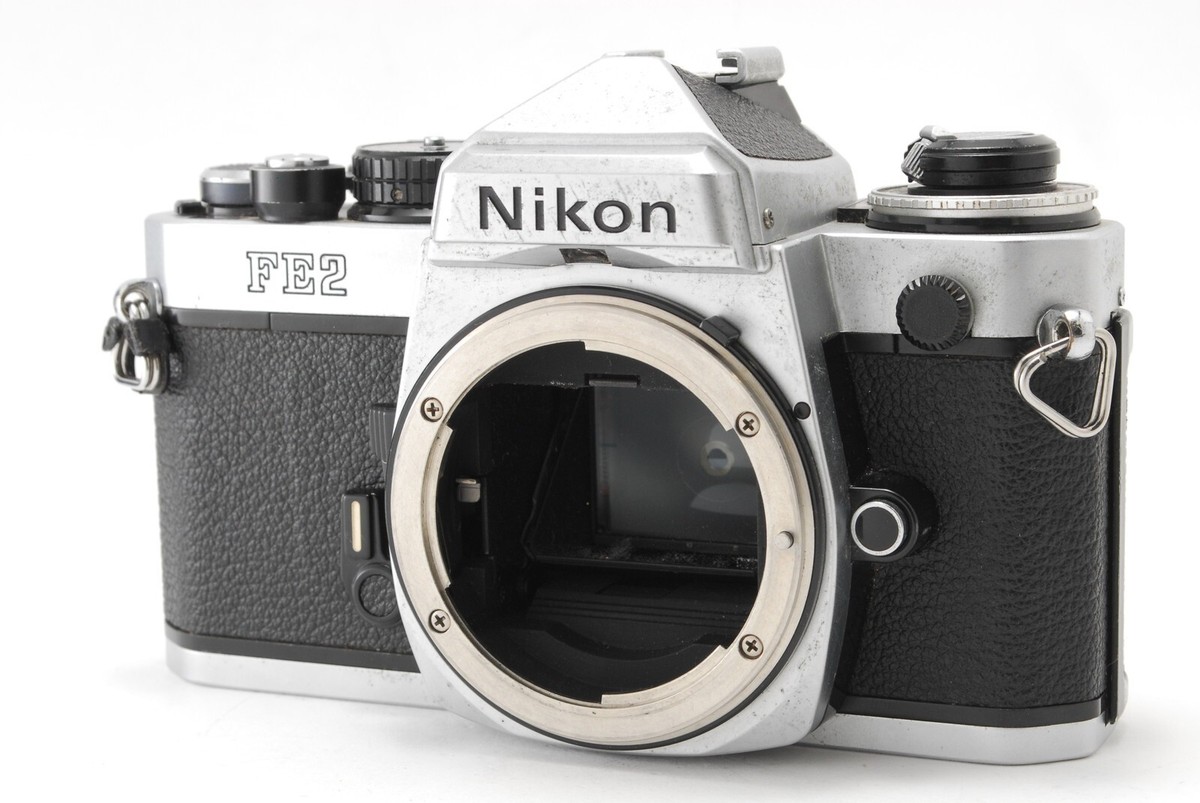 All Works [Exc+5] Nikon FE2 FE 2 Silver SLR Body 35mm Film