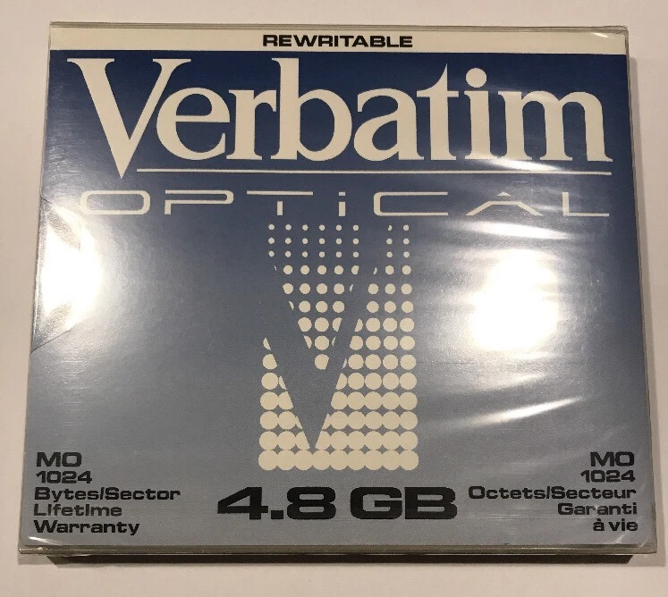 Verbatim MO 1024 Magnetooptical Disk 4,8 GB Speichermedium - Bild 2 von 3
