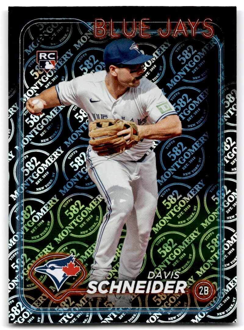 2024 Topps 582 Montgomery Davis Schneider RC Toronto Blue Jays #189