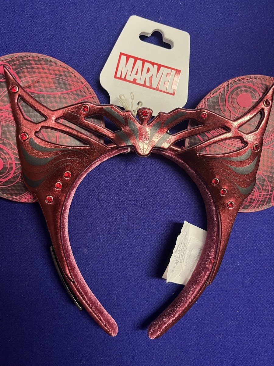 Disney Parks Marvel Scarlet Witch- Women\'s Fashion Ear Headband in Deep Burgundy Disney Parks Marvel Scarlet Witch Minnie Ears Headband Ears  main image 2