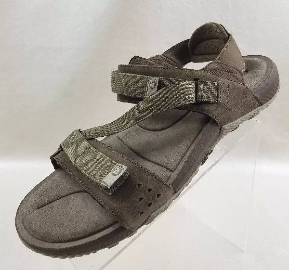Merrell sport bottom leather best sale sandals