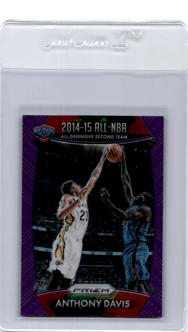 ANTHONY DAVIS 2015-16 PANINI PRIZM BASKETBALL PURPLE PRIZM /99 - *14959