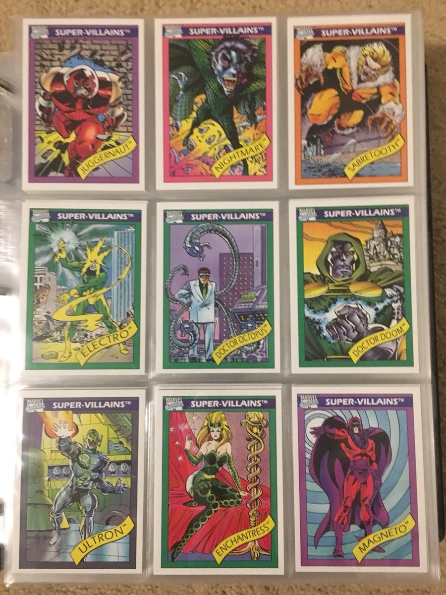 1990 Marvel Universe Series 1 NEAR COMPLETE 159 (of 162) BASE CARD