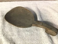 Antique 19th Century Primative Carved Wood Butter Paddle/Spatula 9 3/4" x 5