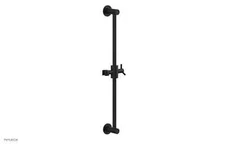 Phylrich K6025/040 24" Adjustable Slide Bar with Hand Shower Hook in MATTE BLACK