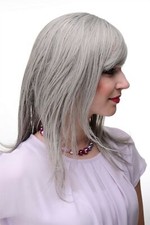 Damen-Perücke Silber – Kurzhaar Bob Pagenschnitt – Für Fasching, Karneval & Mottoparty – Einheitsgröße