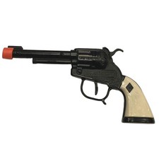 Vintage CAP GUN Western Cowboy Gun By Halco Diamond H Leslie Henry  Die-cast