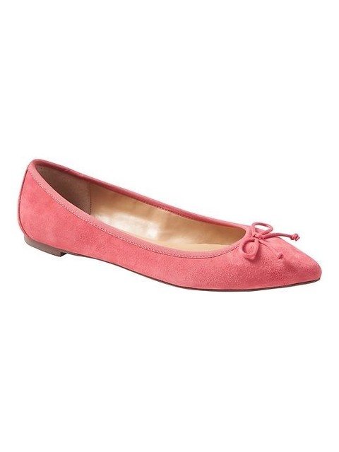 light pink flat shoes