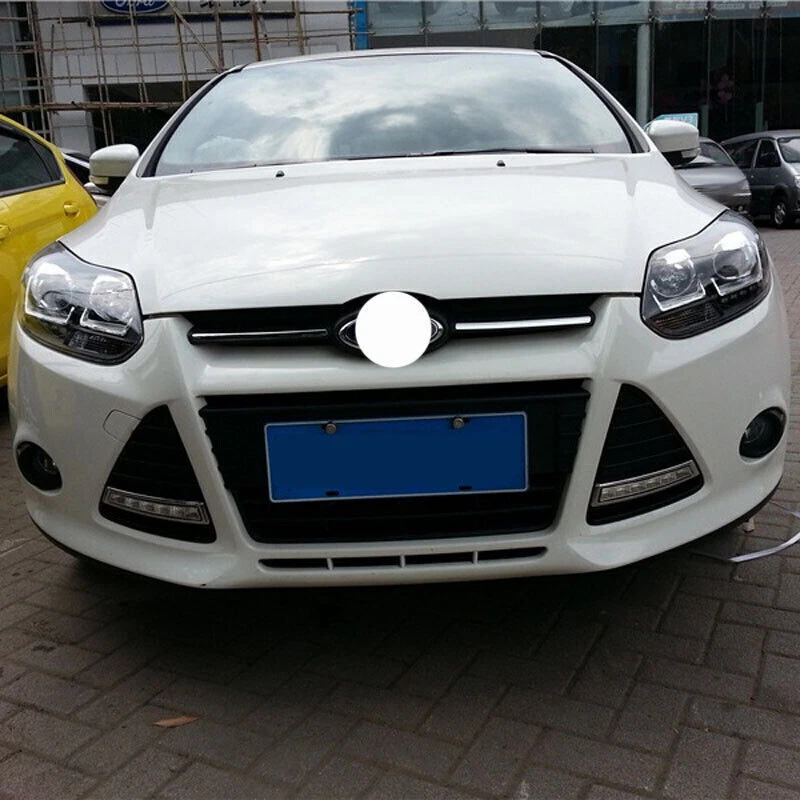 LED DRL Daytime Running Lights Fog light Driving Bumper Fit For Ford Focus 12-15 - Image 2 of 4
