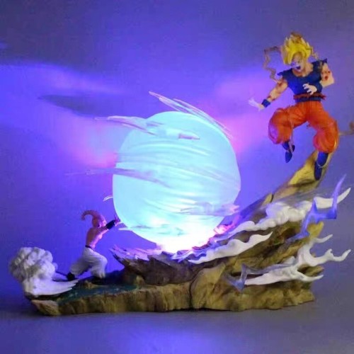 Dragon Ball Z Figur - Buu vs Goku - Super Saiyajin Genki Bombe - 21 cm - Bild 12 von 24