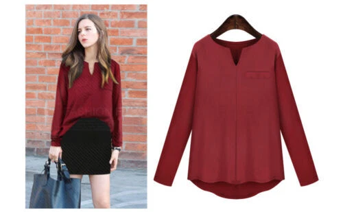 Linen Long Sleeve Tops & Shirts for Women