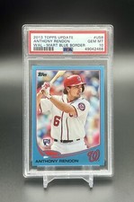 2013 Topps Update Anthony Rendon Wal-Mart Blue Border #US8 Rookie Rc PSA 10