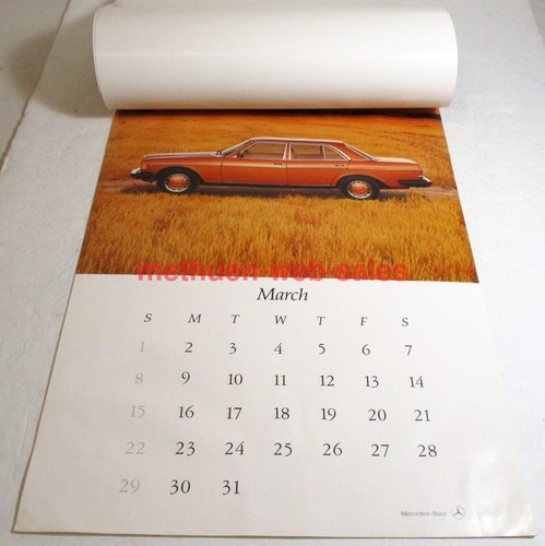 1981 Mercedes-Benz Wall Calendar~Unused~ - Picture 2 of 2