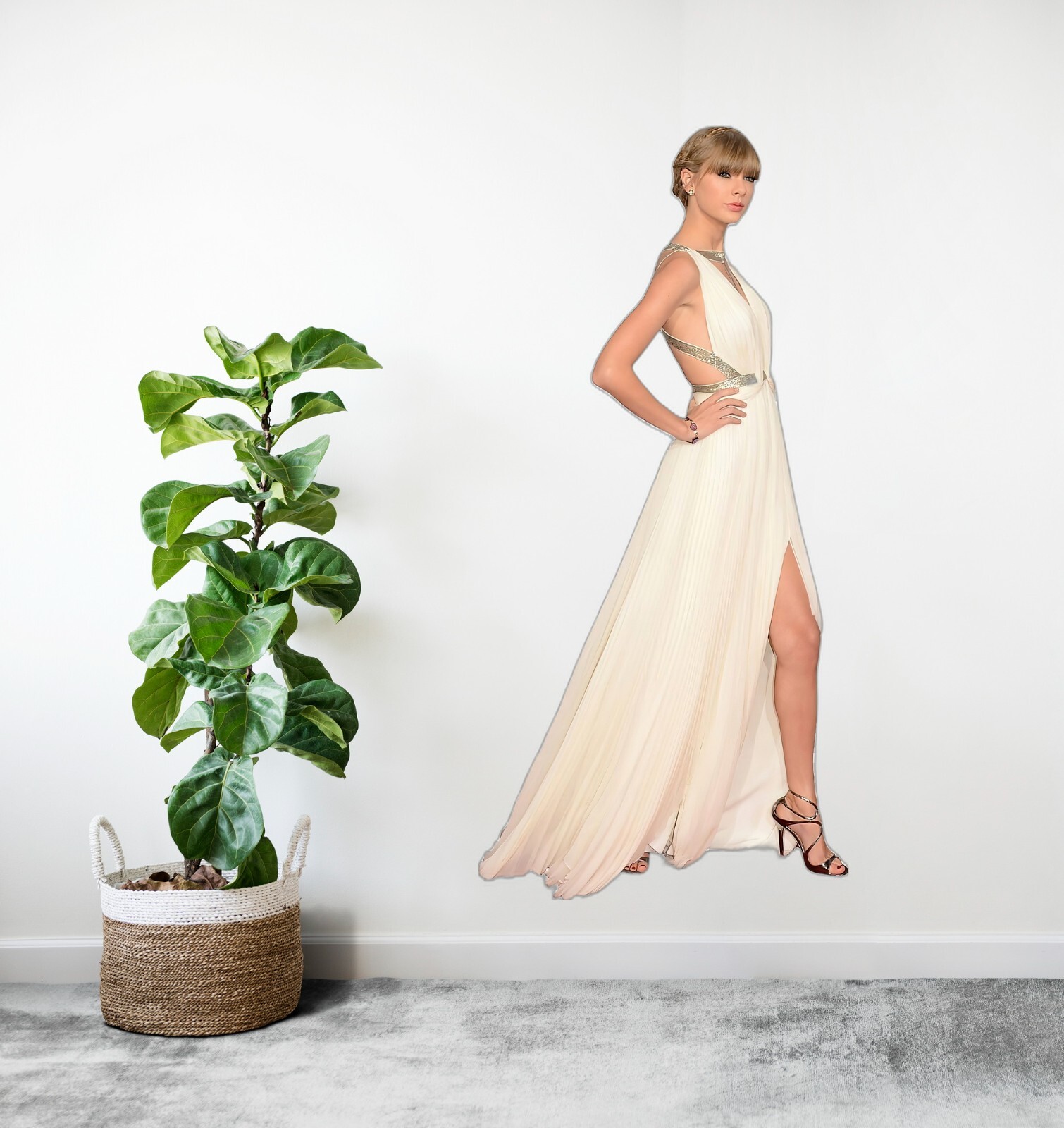 Taylor Swift Life Size Wall Decal Sticker