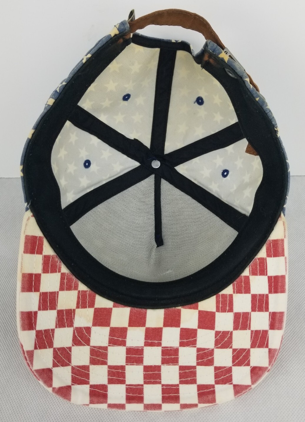 VANS Off The Wall Classic Patch Strapback Hat USA… - image 10