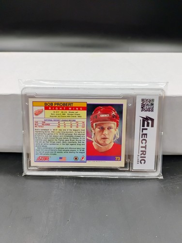 Detroit Red Wings Bob Probert Autographed Card - Picture 2 of 2