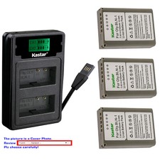 Kastar Battery LZD2 USB Charger for Olympus BLN-1 BLN1 Battery BCN-1 Charger