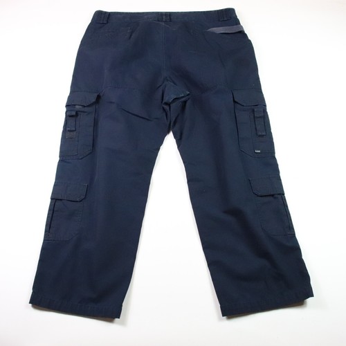 5.11 Tactical Cargo Pants Mens Size 42x30 Blue Relaxed Fit Straight Leg Ripstop - Picture 7 of 10