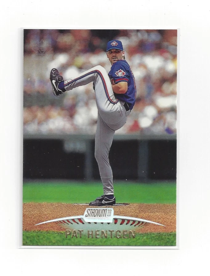 Pat Hentgen 1999 Stadium Club #252 Blue Jays MLB Baseball Card Toronto Ace RAW