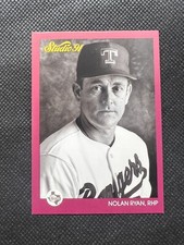 1991 STUDIO #128 NOLAN RYAN TEXAS RANGERS 