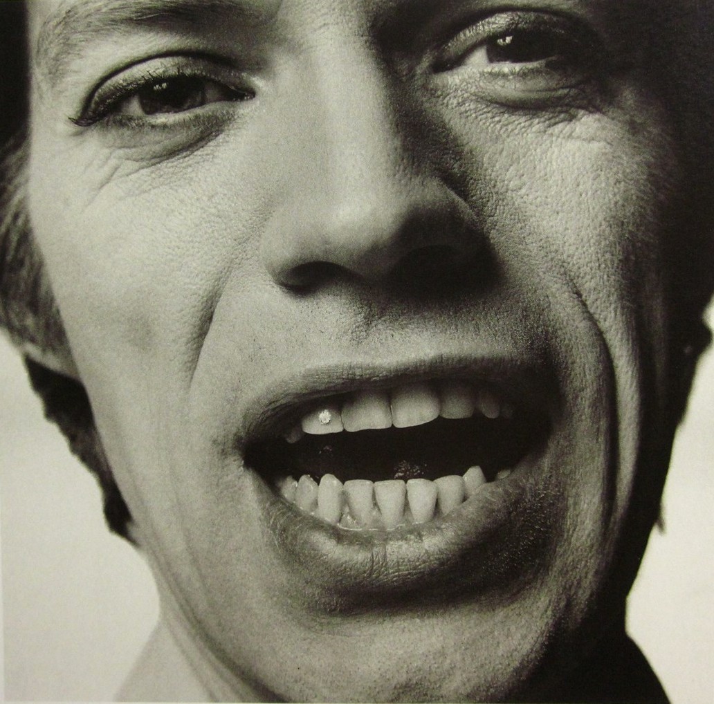MICK JAGGER clipping Rolling Stones diamond tooth B&W photos 1976