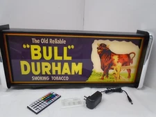 Bull Durham LED Display lighted sign lightbox Wall hanging Light