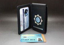 SIA LICENCE Leather Wallet/Holder (BLUE)