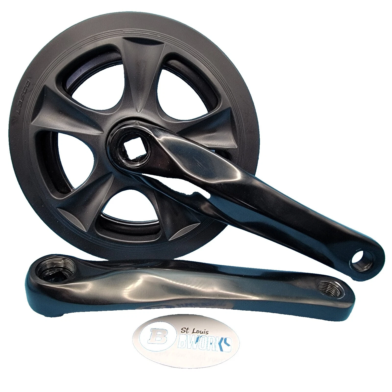 Platos y bielas Sunlite Negro para Bicicleta