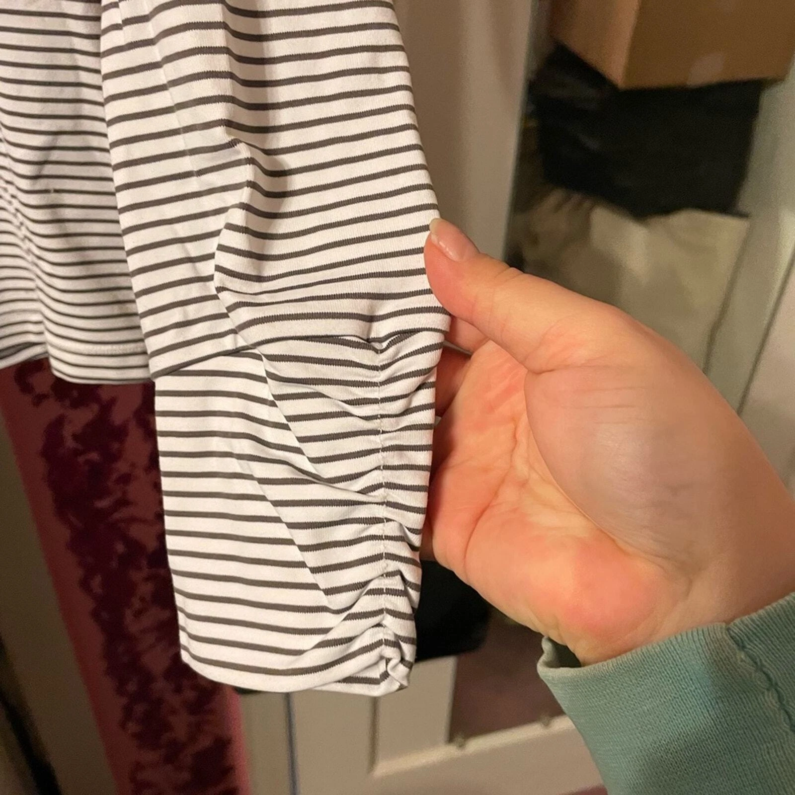lole striped active jacket