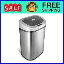 Nine Stars 21.1 Gallon Trash Can, Motion Sensor Touchless Kitchen Trash Can