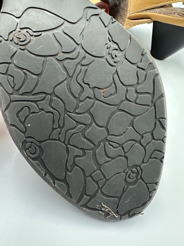 Hotter Azteken Sandalen Absatz braun Leder Damen Größe 5 UK 38 EU Urlaub Sommer - Bild 11 von 13