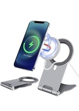 For iPhone 12 13 Pro Max Magsafe Magnetic Wireless Charger Station Stand Mount