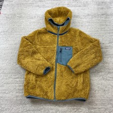Patagonia Reversible Ready Freddy Hoody Jacket Large Blue 68095 Zip Sherpa Pile