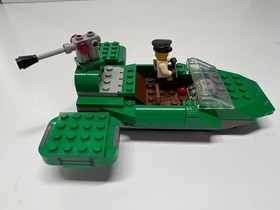 VINTAGE LEGO STAR WARS 7124 FLASH SPEEDER complete with minifigure + instruction