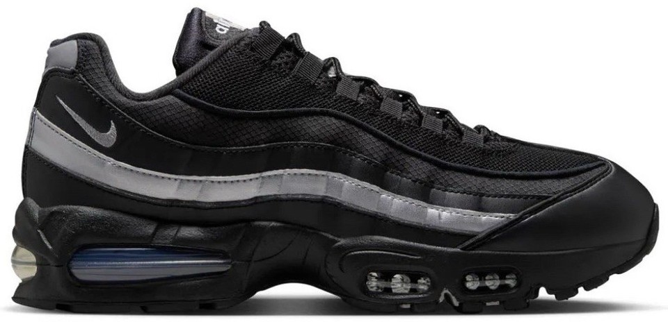 Nike Air Max 95 Big Bubble - Black Metallic Silver for Sale