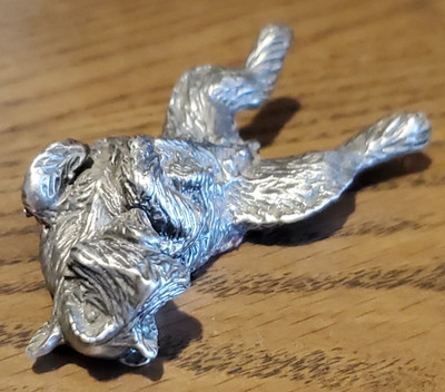 Holt Scottie Dog Fine Pewter 1.5'' Figurine Scottish Terrier, Excellent Detail