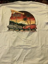 In N Out Burger T Shirt Texas Size Large Pontiac GTO Muscle Car White Retro 2023
